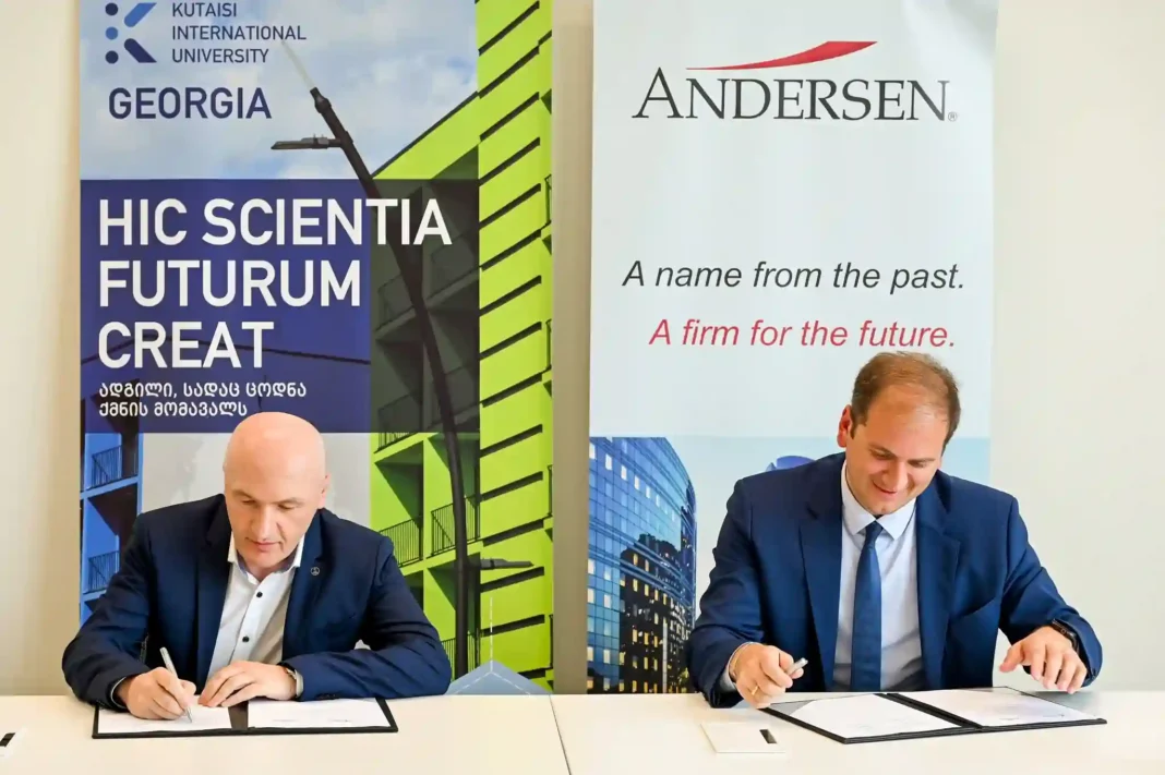 KIU, Andersen Georgia sign MoU to boost student careers