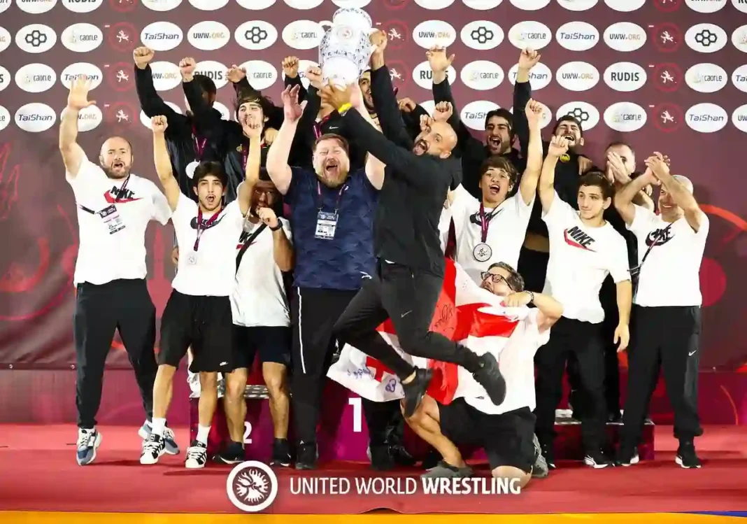 Georgia's U20 wrestling team wins 7 medals at EU championship