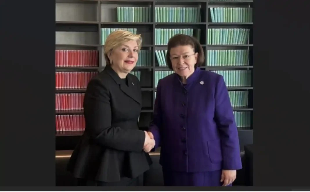 Tinatin Rukhadze meets Lina Mendoni on Cultural Ties